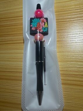 MAMA Black and Pink Novelty Ballpoint Pen